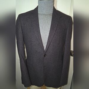 Hugo Boss Burgundy Grey Sport Coat